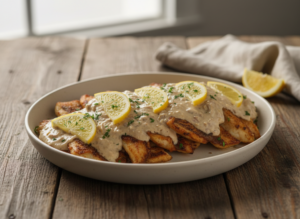 Filé de Peixe Cremoso na Air Fryer