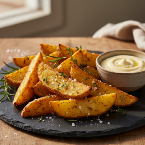 Batata Canoa na Airfryer com Ervas Aromáticas