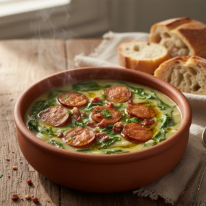 Caldo Verde Brasileiro com Toque de Ervas