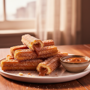 Churros de Pão na Airfryer Deliciosos
