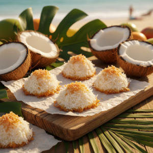 Cocada Tropical de Coco Fresco com Açúcar