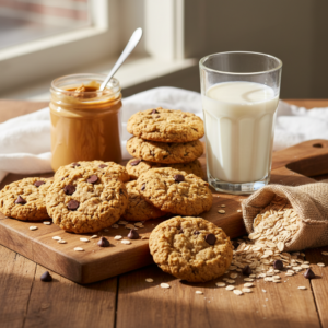 Cookies Energéticos de Pasta de Amendoim