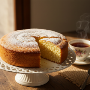 Bolo de Maizena com Trigo na Airfryer