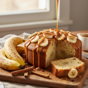Bolo Vegano de Banana na Airfryer