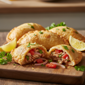 Empanadas de Sardinha com Toque Brasileiro