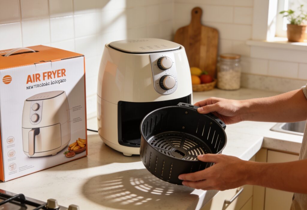 Como Usar Air Fryer pela Primeira Vez: Checklist Completo (Não Pule a Cura)