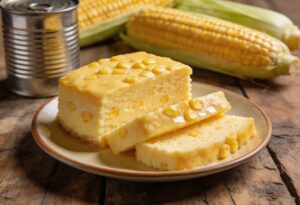 Bolo de Pamonha Cremoso com Milho de Lata