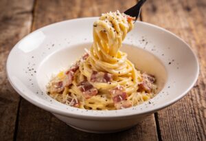 Espaguete à carbonara