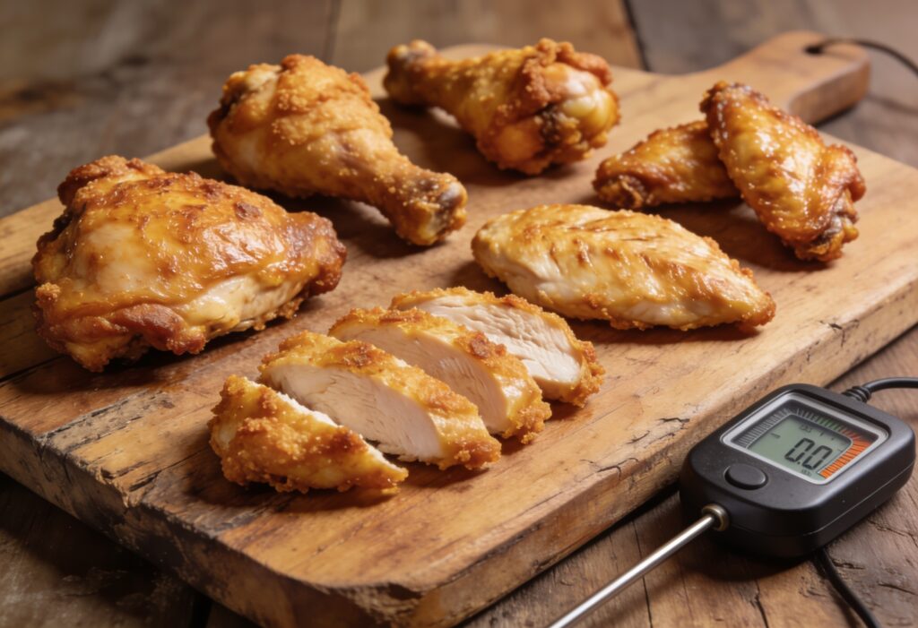 Frango na Air Fryer: Tempo e Temperatura para Cada Corte