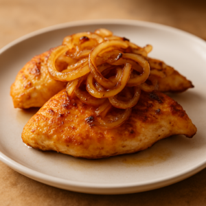 Filé de Frango Acebolado na AirFryer Delícia do Sabor