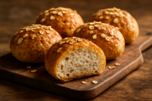 Pão de Aveia Crocante na Airfryer