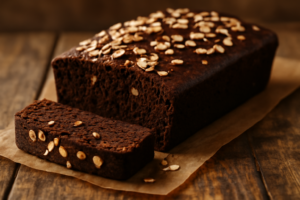 Bolo de Cacau e Aveia: Sabor Tropical