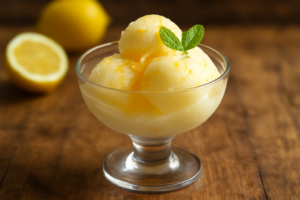 Sorbet de Limão Refrescante